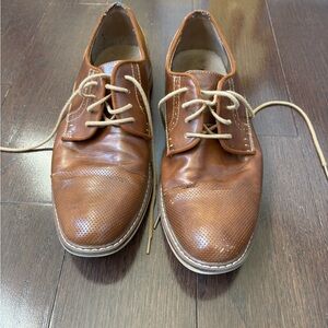 Steve Madden Classic Brown Leather Men's Shoes